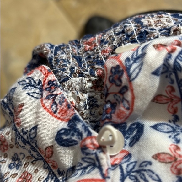 Japna White and Blue Pleated Halter Sundress - Picture 9 of 9